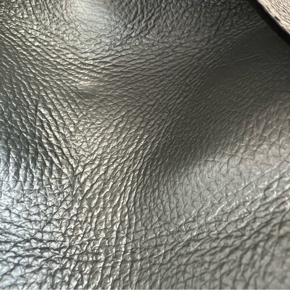 Authentic Furla Black Leather Envelope Clutch with chain - Picture 8 of 9